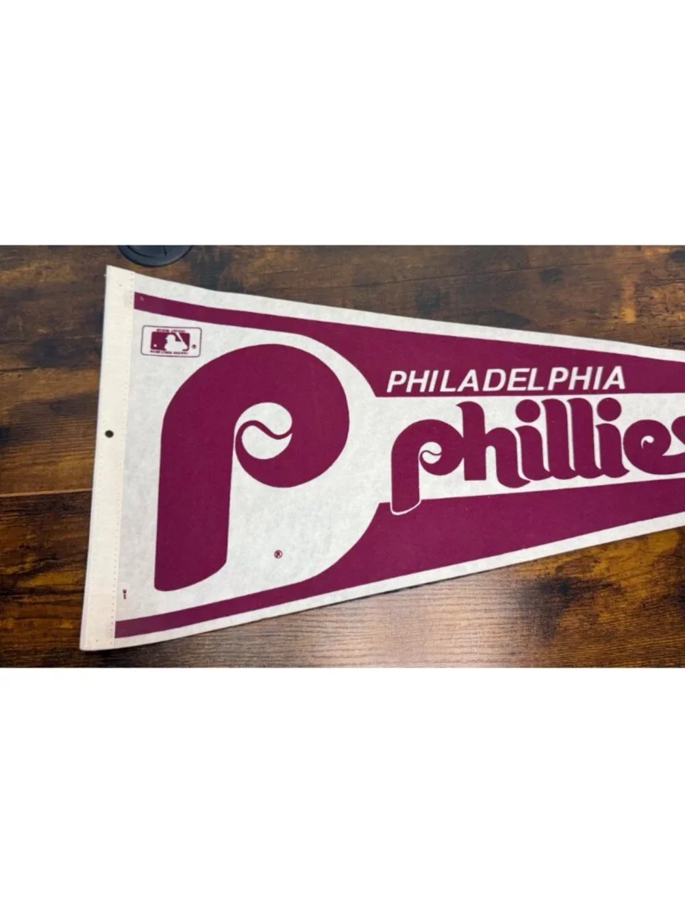 Philadelphia Phillies Vintage MLB Felt Pennant Sports Memorabilia 30 inches